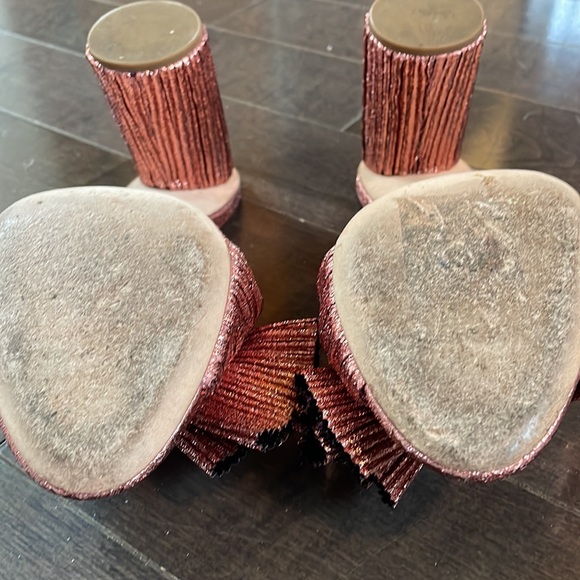 Loeffler Randall Penny Rose Pleated Bow Heel, Size 7 - Picture 16 of 16